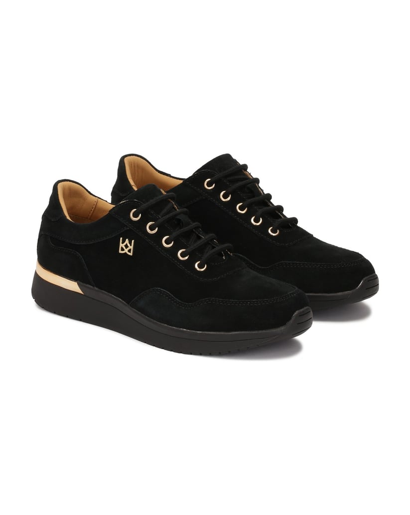 Kazar-Suede-black-sneakers-čierna
