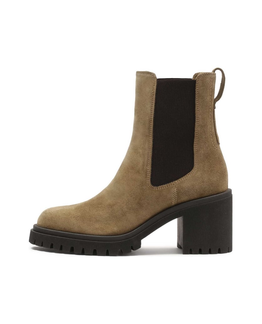 Kazar-Slip-on-suede-casual-style-boots-hnědá