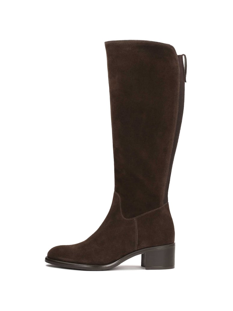 Kazar-Braune-Wildlederstiefel-mit-Gummizug-und