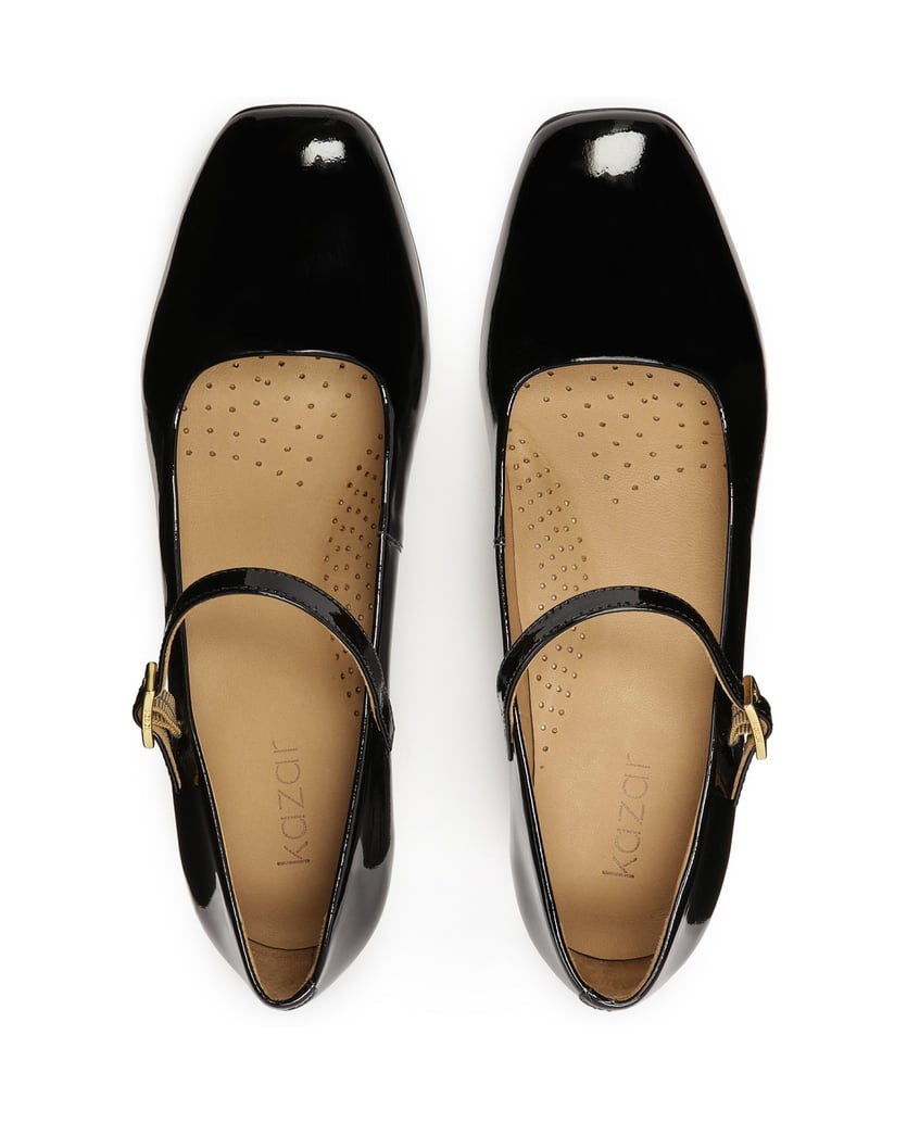 Kazar-Patent-leather-strappy-pumps-černá