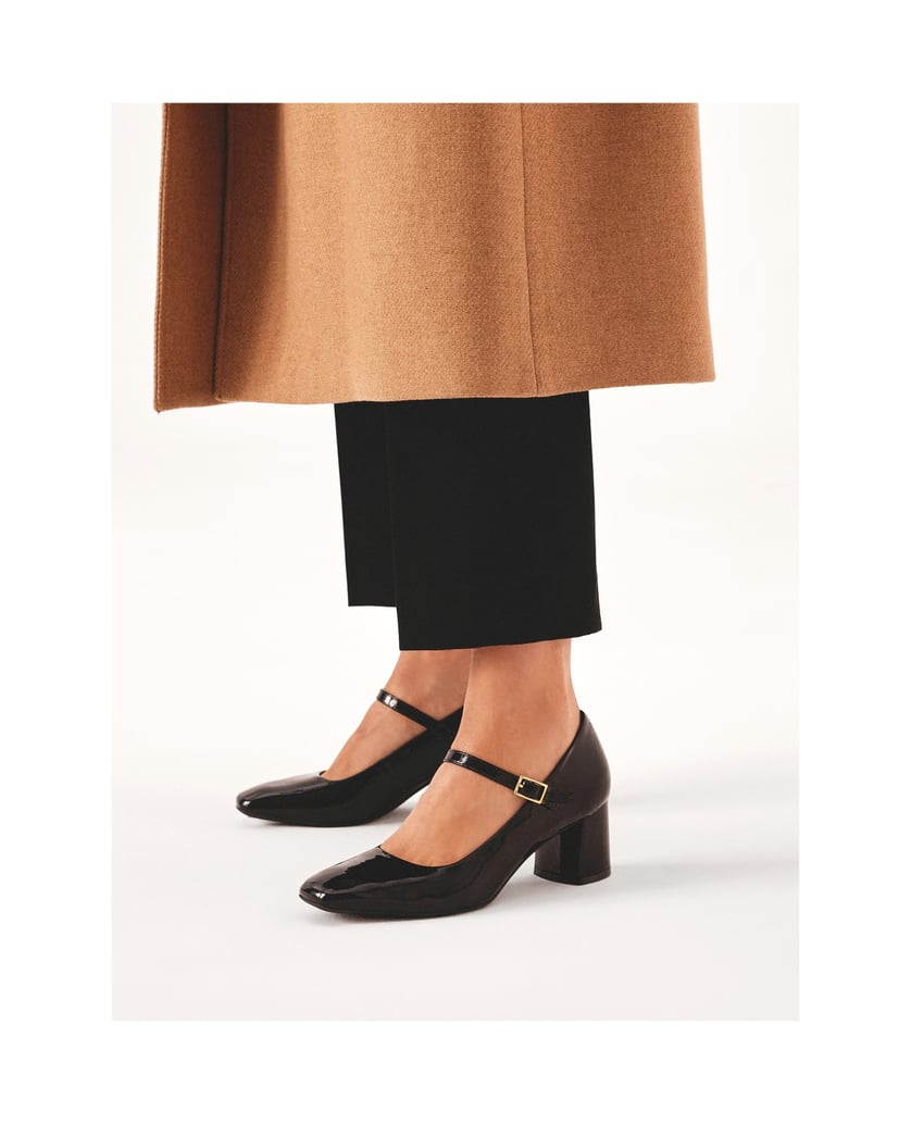 Kazar-Patent-leather-strappy-pumps-černá
