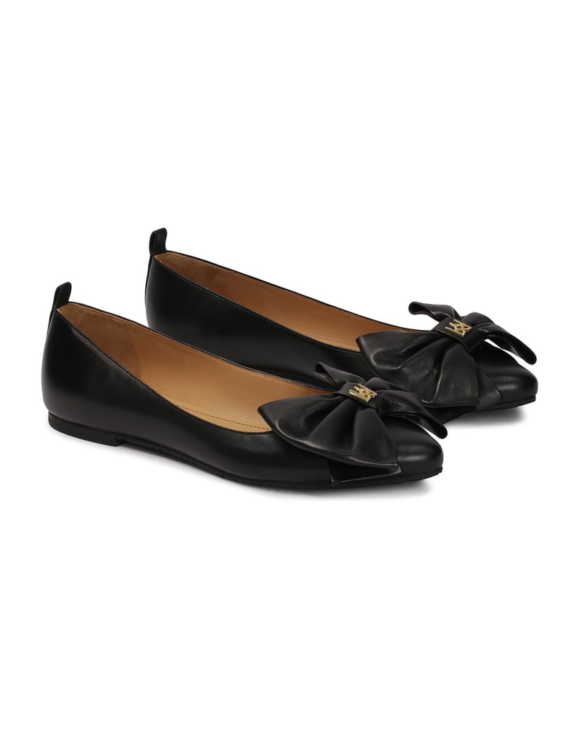 Kazar-Black-ballerinas-with-big-bows-černá