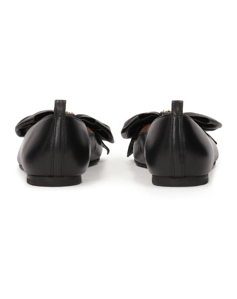 Kazar-Black-ballerinas-with-big-bows-černá