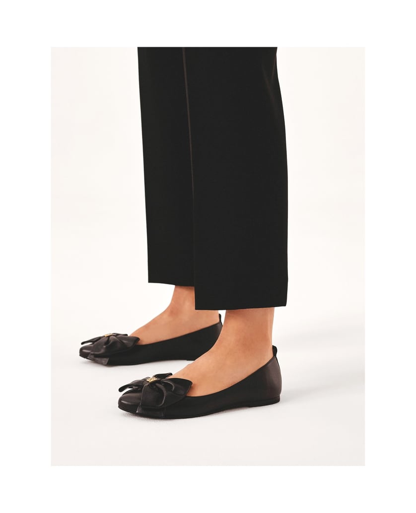 Kazar-Black-ballerinas-with-big-bows-černá