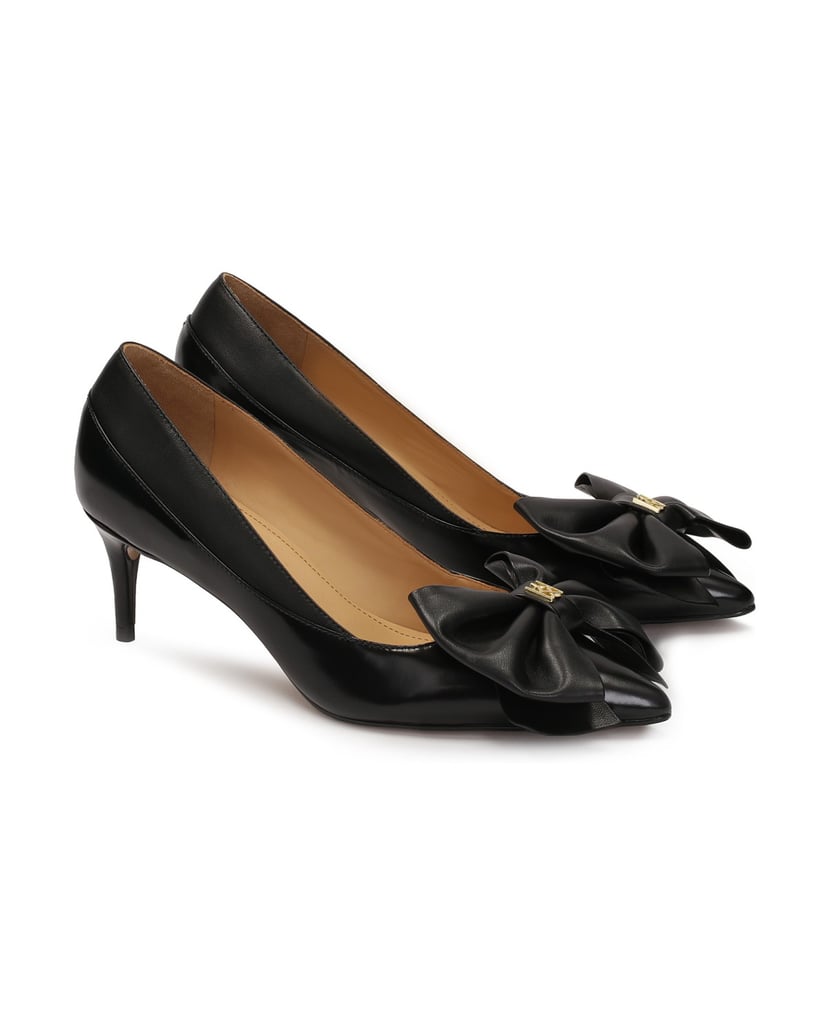 Kazar-Low-pumps-with-a-bow-černá