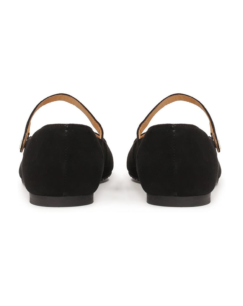 Kazar-Schwarze-Ballerinas-aus-Wildleder-im-Mar-schwarz