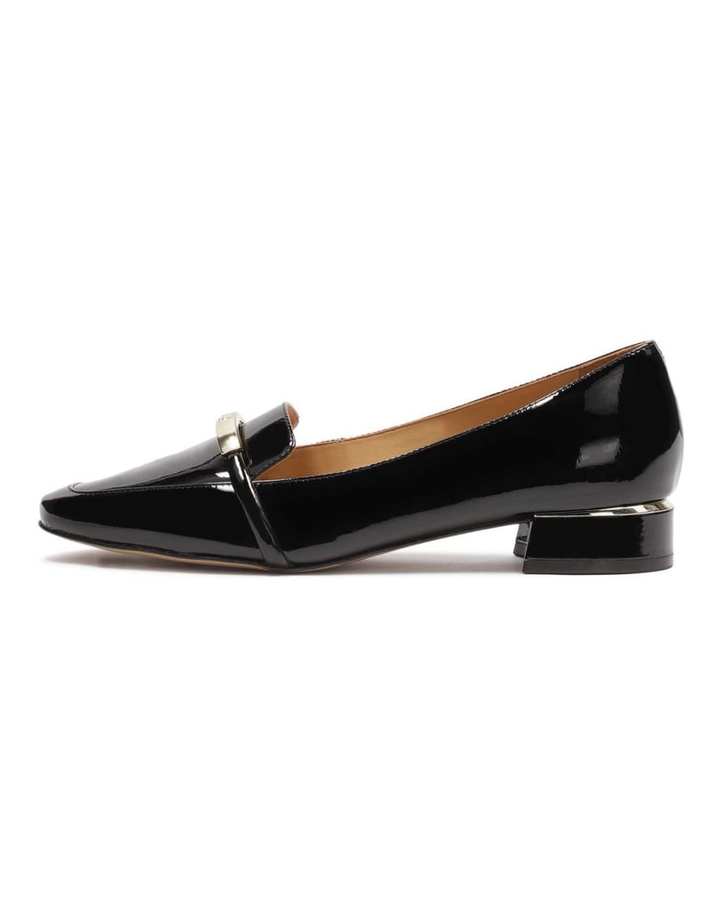 Kazar-Flat-patent-leather-pumps-černá
