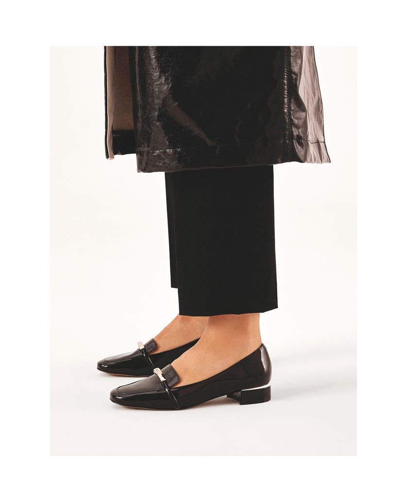 Kazar-Flat-patent-leather-pumps-černá