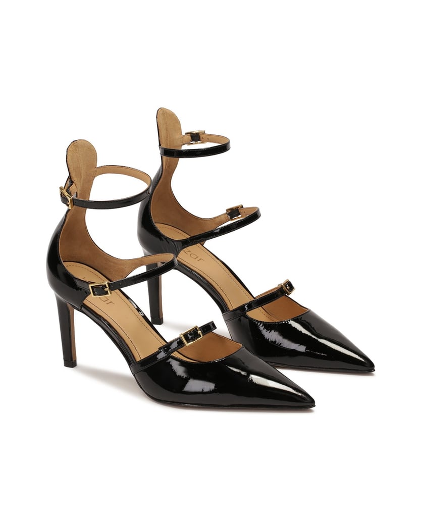 Kazar-Lackierte,-halboffene-Pumps-mit-Riemchen