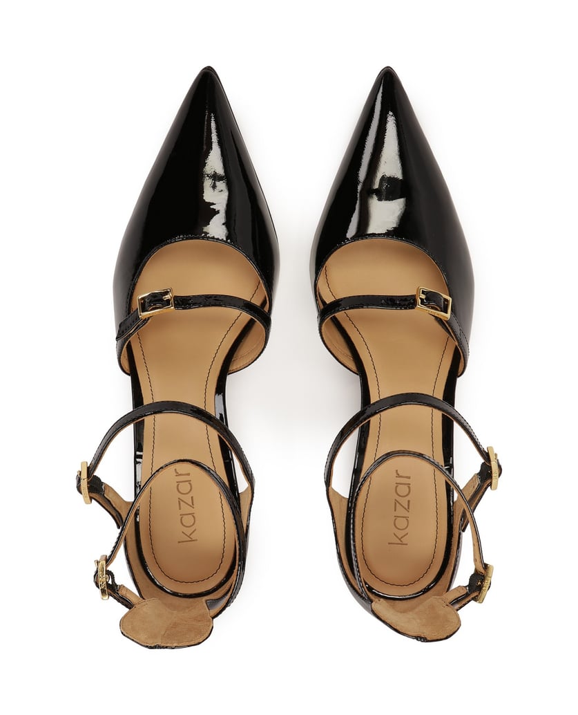 Kazar-Lackierte,-halboffene-Pumps-mit-Riemchen