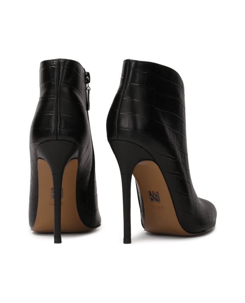 Kazar-Niedrige-Stiefel-mit-schlankem-Absatz-schwarz