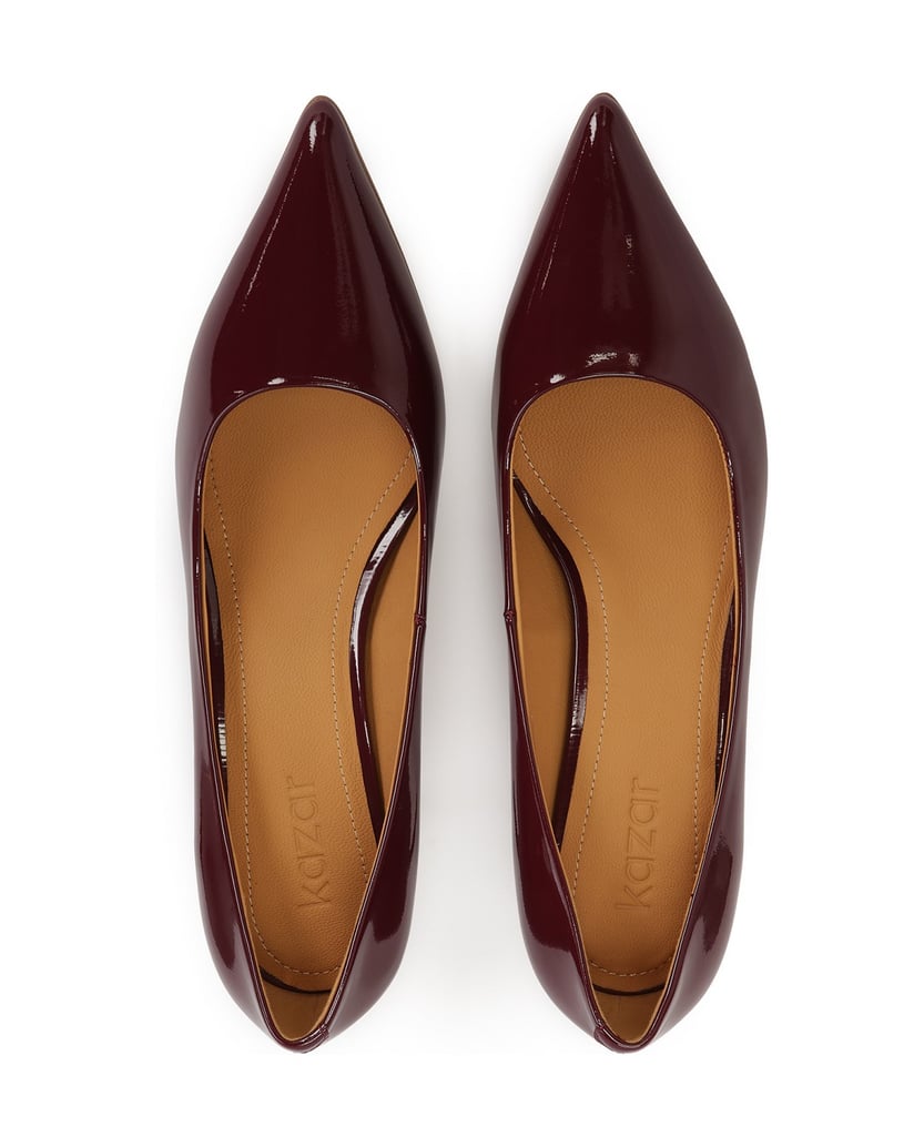 Kazar-Kastanienbraune-Pumps-aus-Lackleder-rot