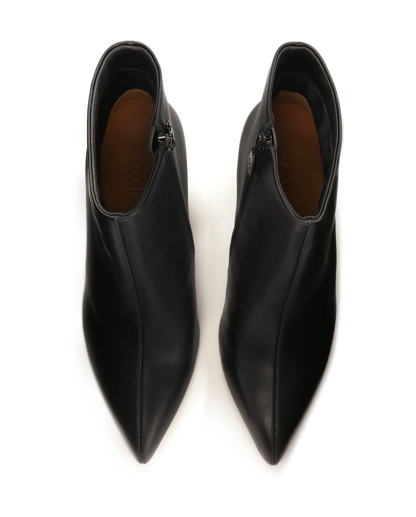 Kazar-Klassische-schwarze-Stiefel-mit-Absatz-schwarz