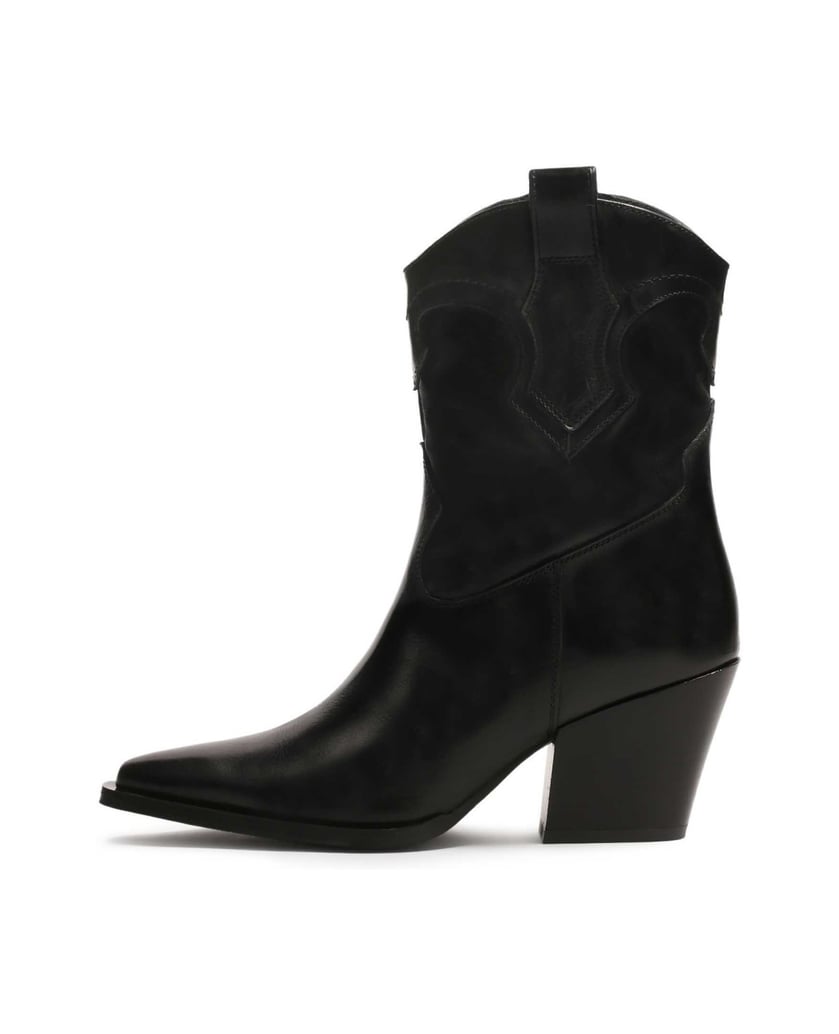 Kazar-Schwarze-Cowboystiefel-mit-verziertem-Sc