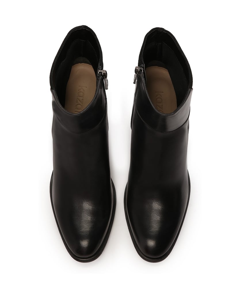 Kazar-Schwarze-Stiletto-Stiefel-aus-kombiniert-schwarz