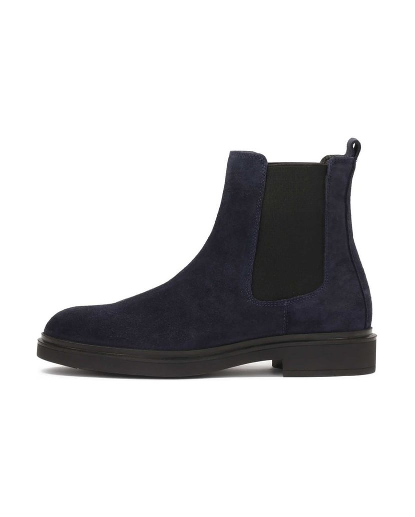 Kazar-Navy-blue-suede-Chelsea-boots-tmavá-modrá