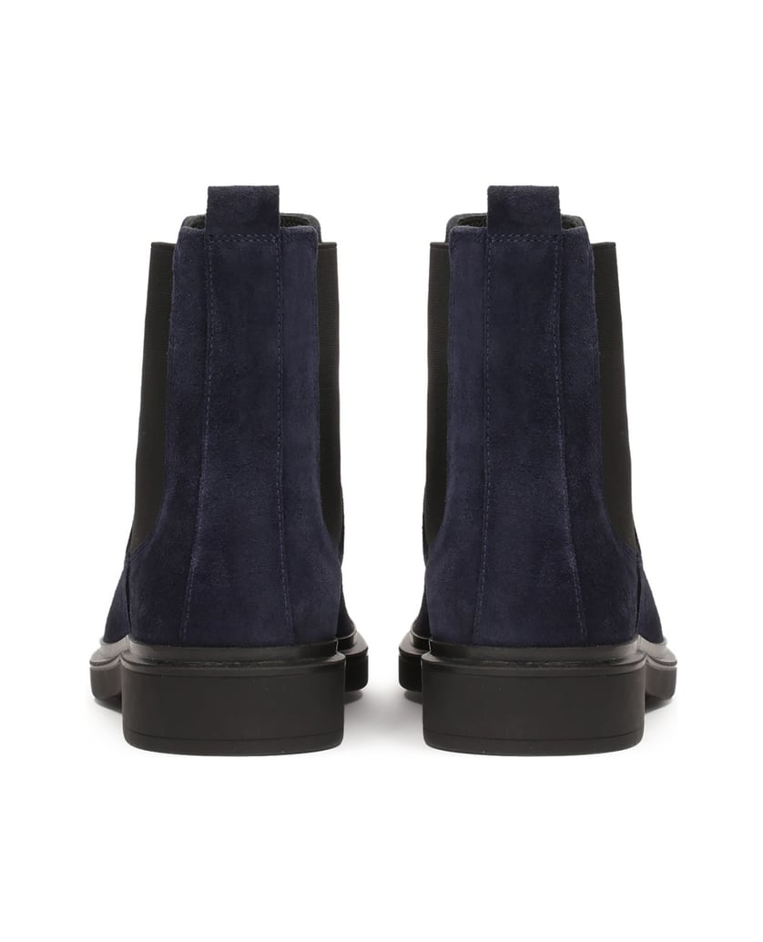 Kazar-Navy-blue-suede-Chelsea-boots-tmavá-modrá