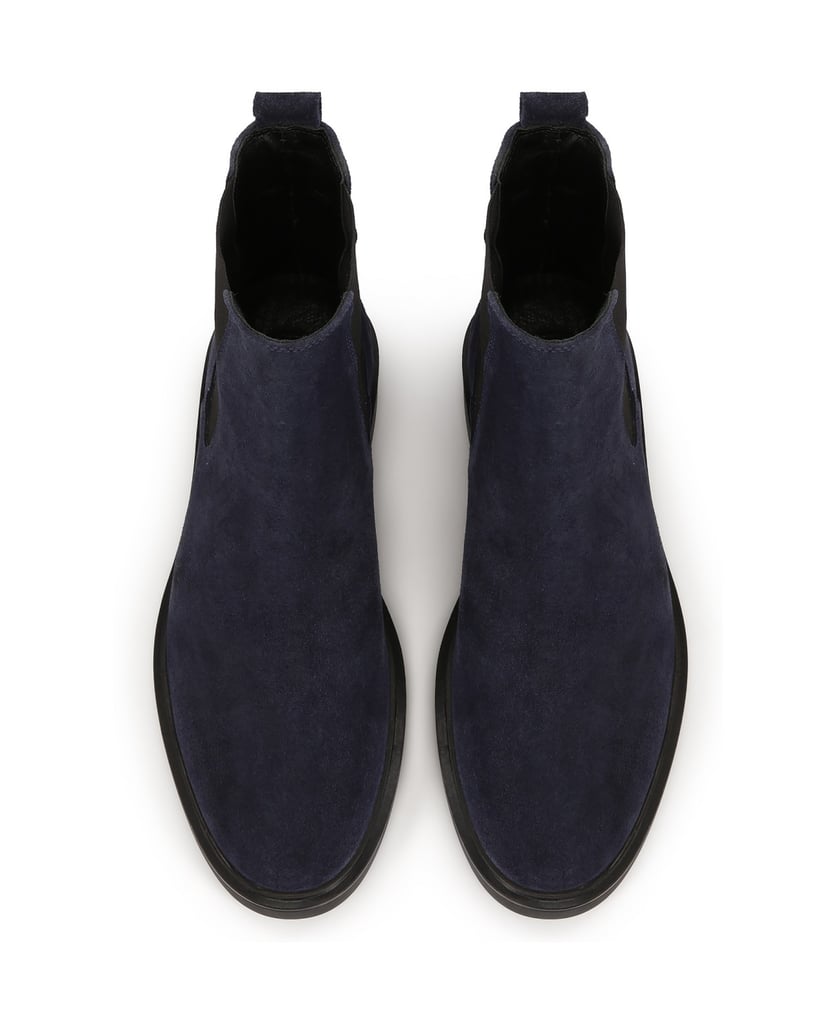 Kazar-Navy-blue-suede-Chelsea-boots-tmavá-modrá