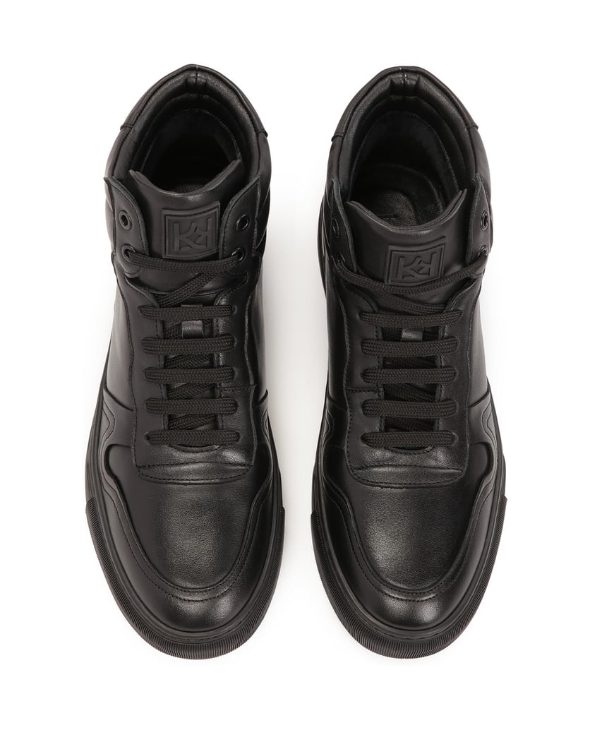 Kazar-Schwarze-Knöchel-Sneakers-schwarz