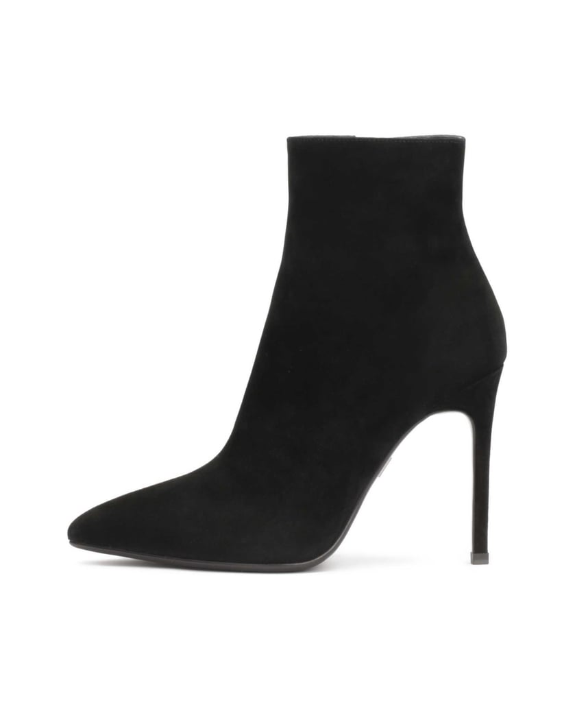 Kazar-Black-suede-boots-with-pointed-toe-nose-černá