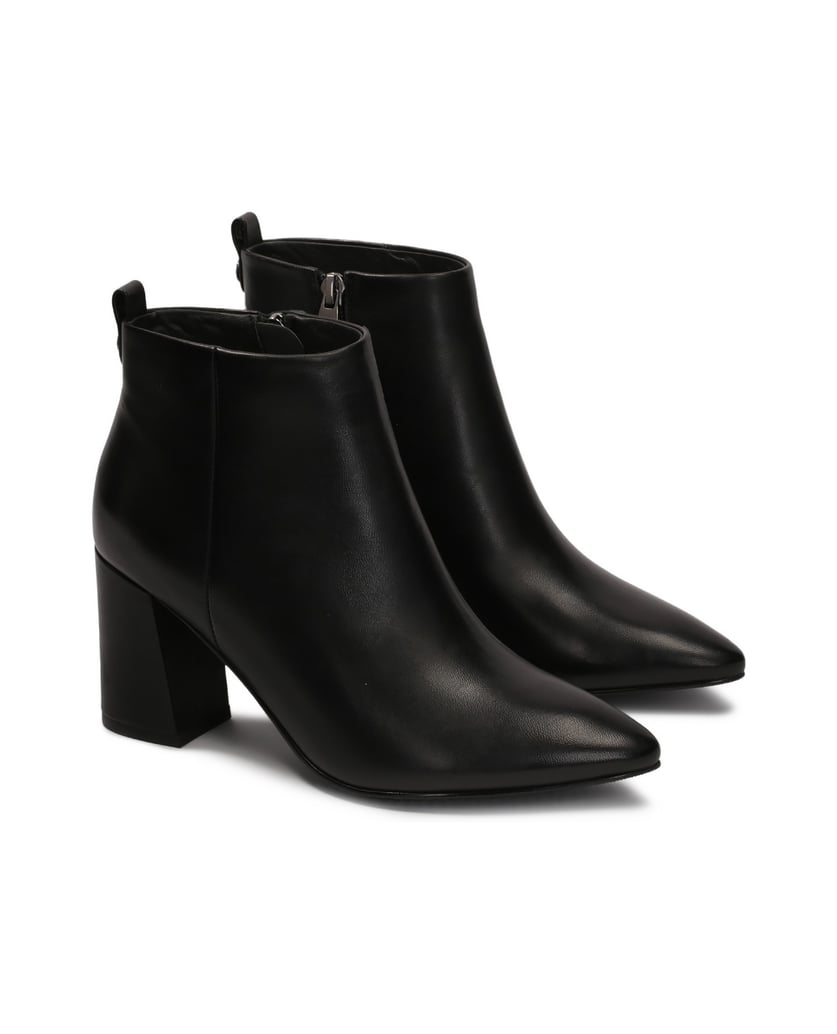 Kazar-Schwarze-Stiefel-mit-bequemem-Pfostenabs-schwarz