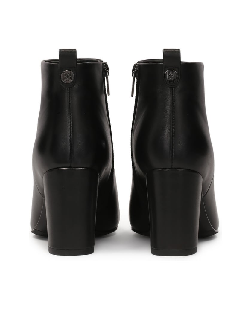 Kazar-Schwarze-Stiefel-mit-bequemem-Pfostenabs-schwarz