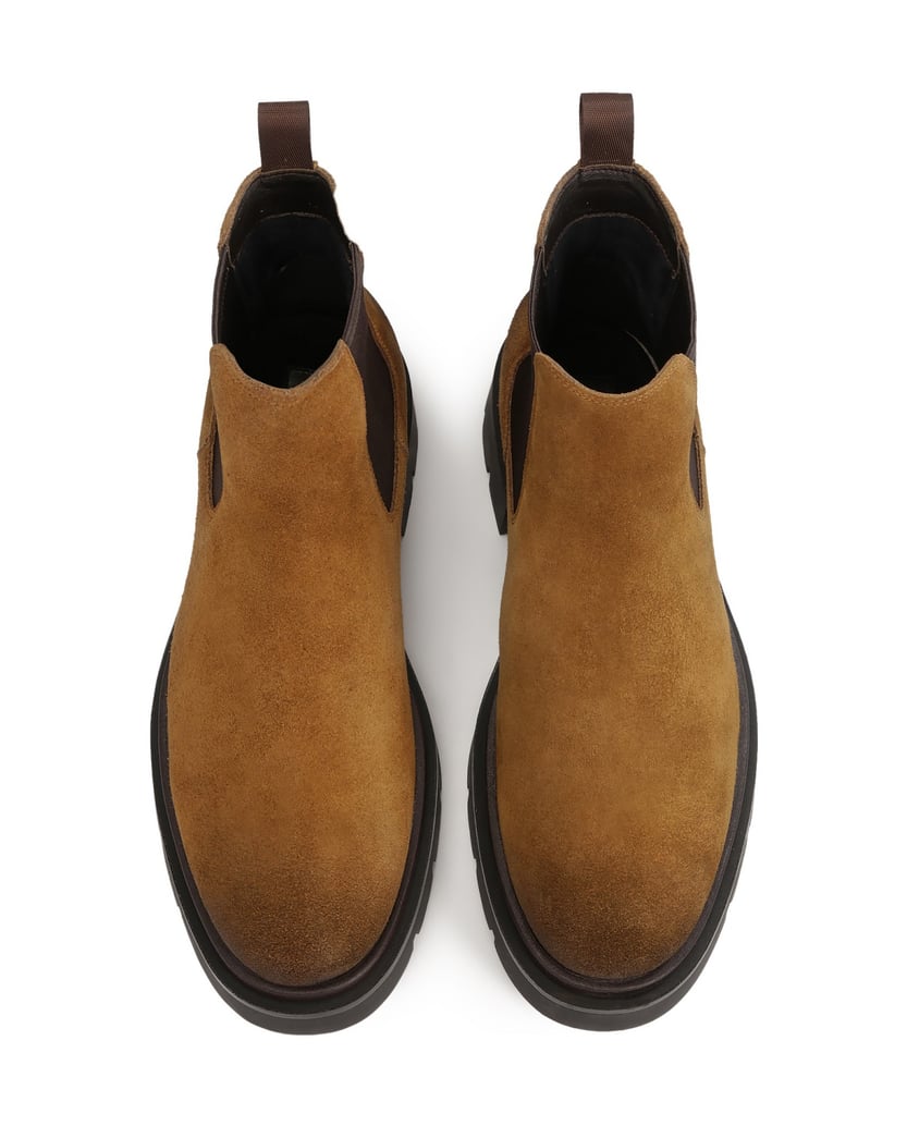 Kazar-Braune-Chelsea-Stiefel-aus-Wildleder-mit-braun