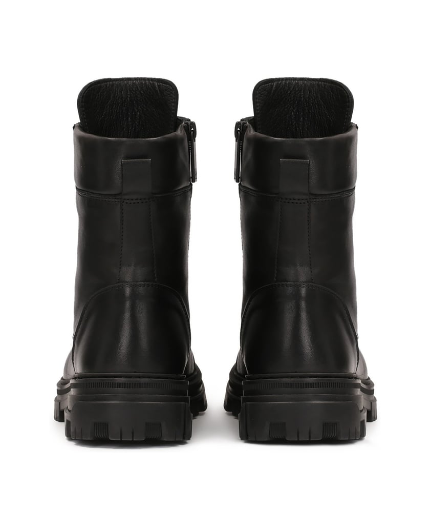 Kazar-Hohe-Herrenstiefel-mit-Treppensohle-schwarz