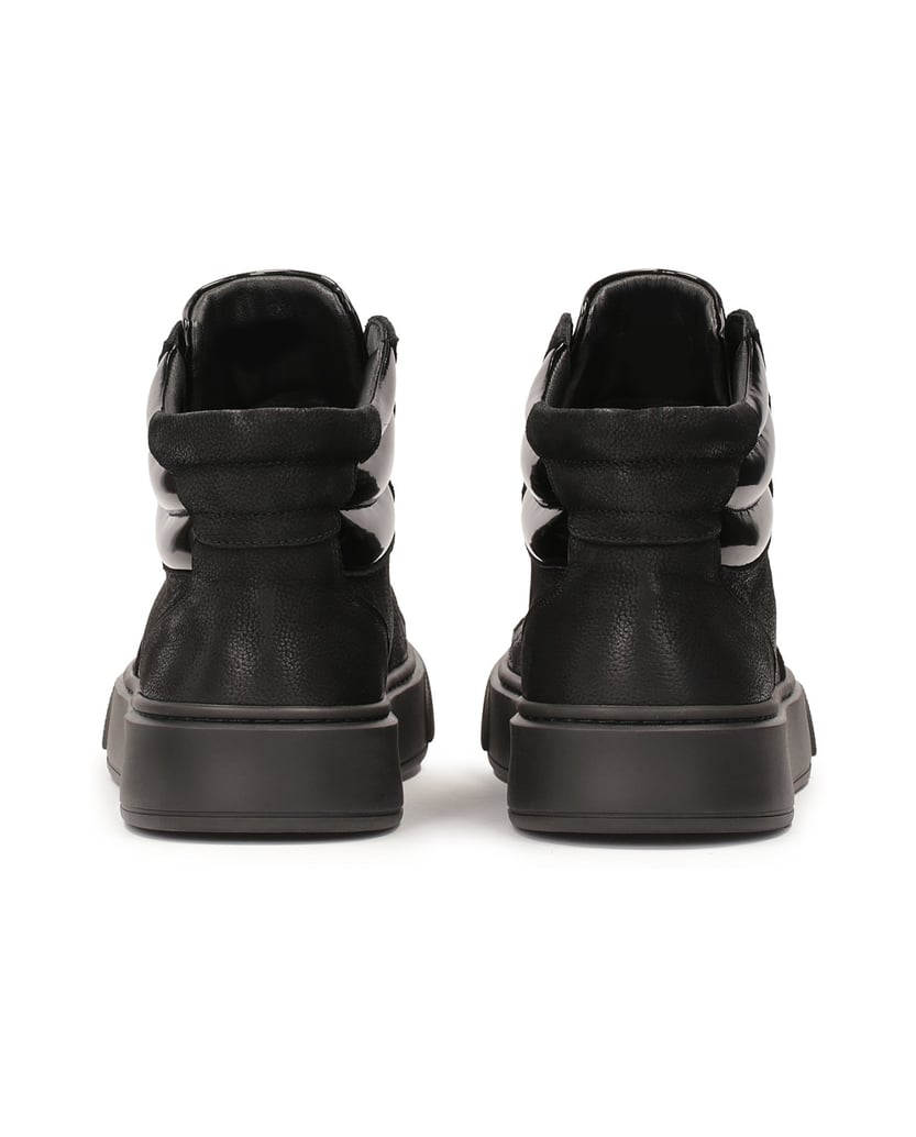 Kazar-Schwarze-Turnschuhe-mit-hohem-Schaft-schwarz