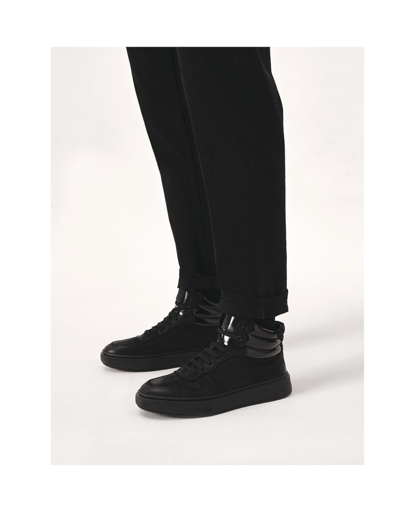 Kazar-Schwarze-Turnschuhe-mit-hohem-Schaft-schwarz