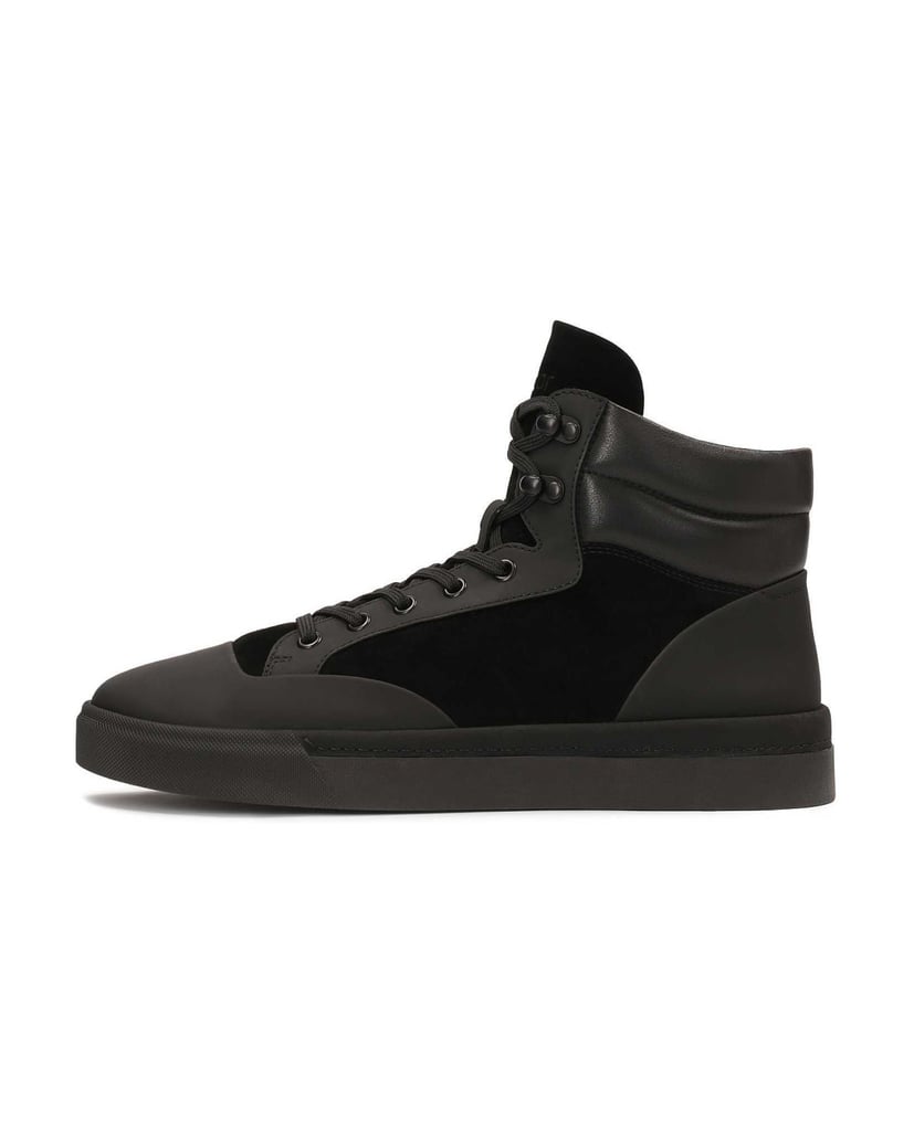Kazar-High-top-sneakers-in-three-different-materials-černá