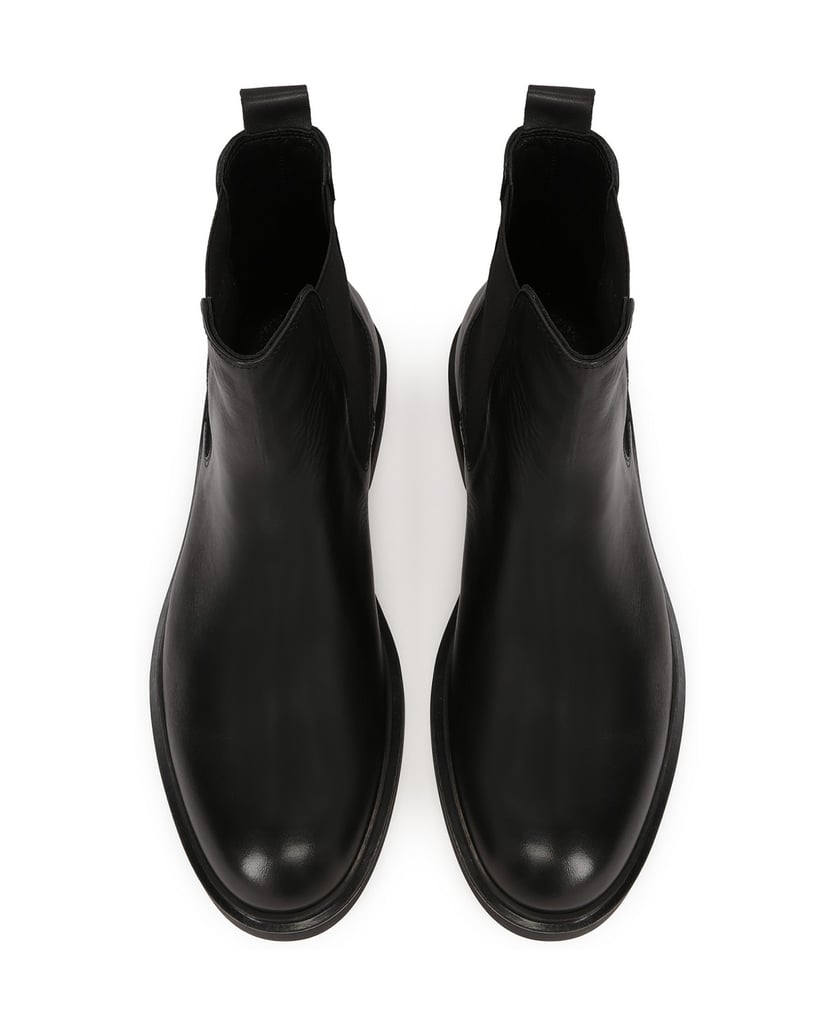 Kazar-Schwarze-Chelsea-Stiefel-aus-Glattleder-schwarz