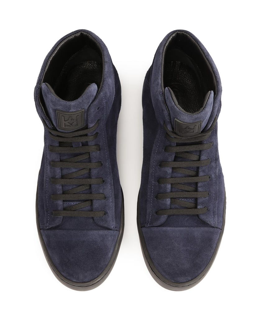 Kazar-Marineblaue-Turnschuhe-mit-hohem-Schaft-dunkelblau