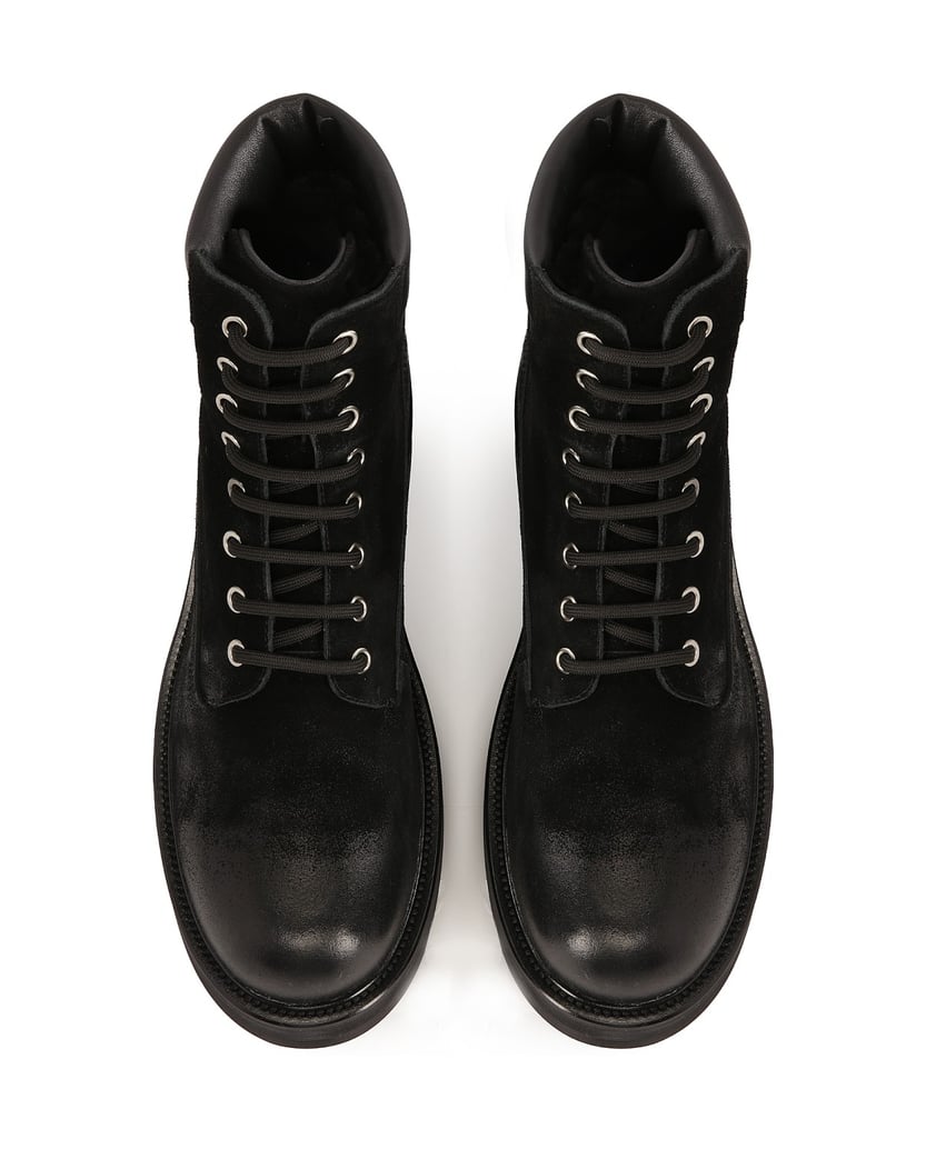 Kazar-Versatile-black-suede-men's-boots-čierna