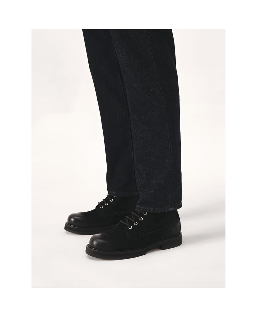 Kazar-Versatile-black-suede-men's-boots-čierna