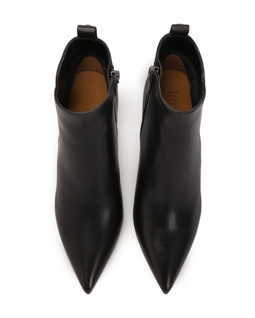 Kazar-Schwarze-Stiefel-mit-gewellten-Nähten-au-schwarz