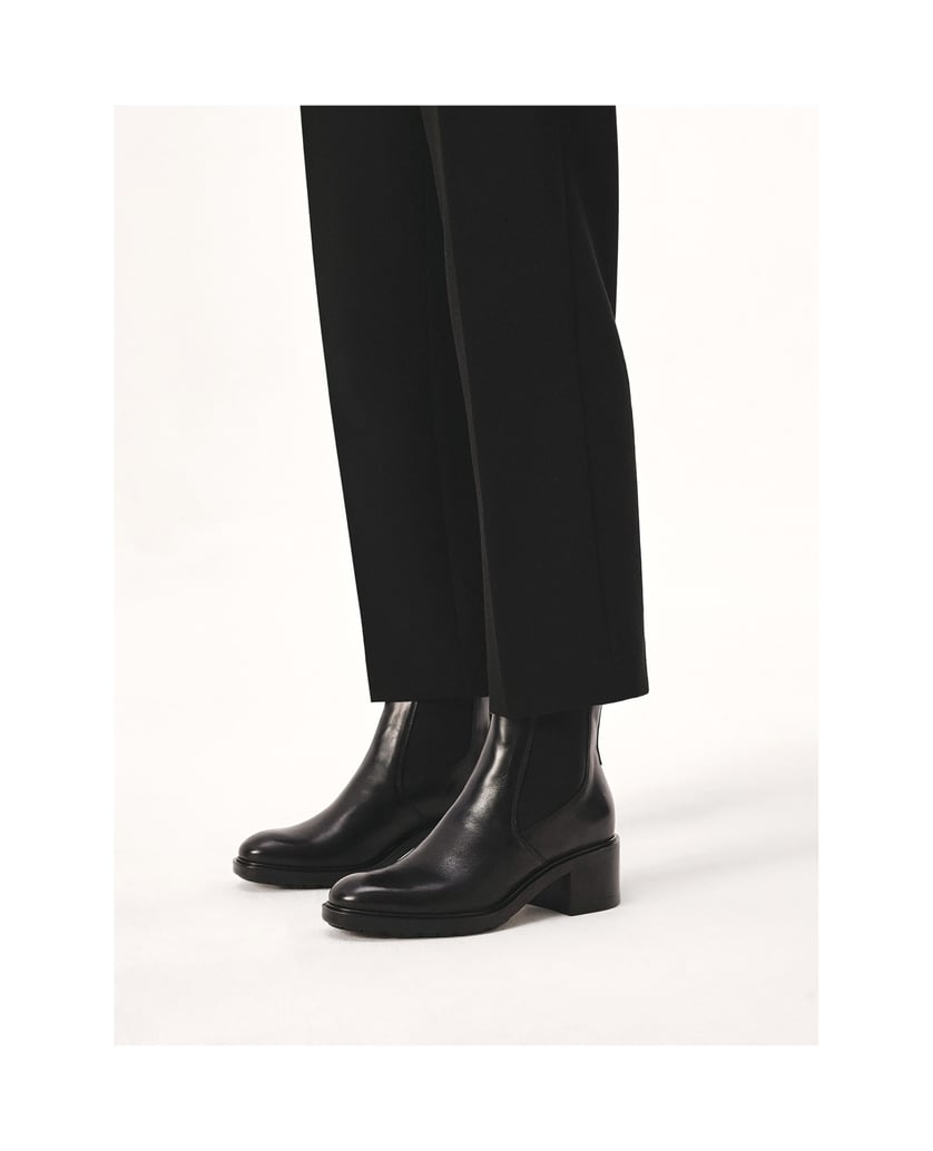 Kazar-Schwarze-Stiefel-mit-Gummieinsätzen-schwarz