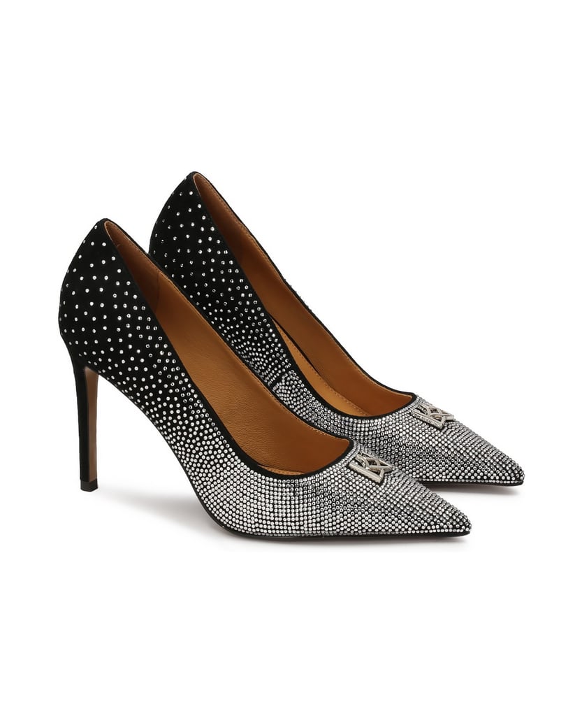 Kazar-Wildlederpumps-mit-silbernen-Kristallen-schwarz