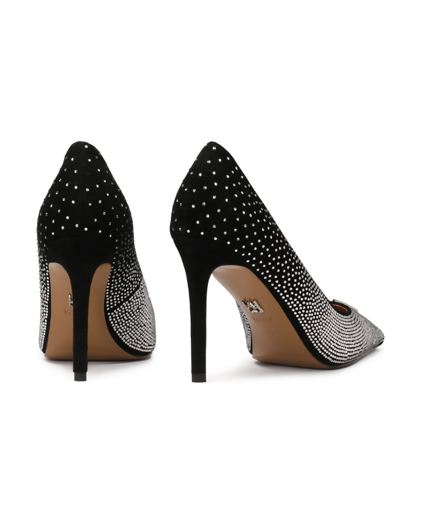 Kazar-Wildlederpumps-mit-silbernen-Kristallen-schwarz