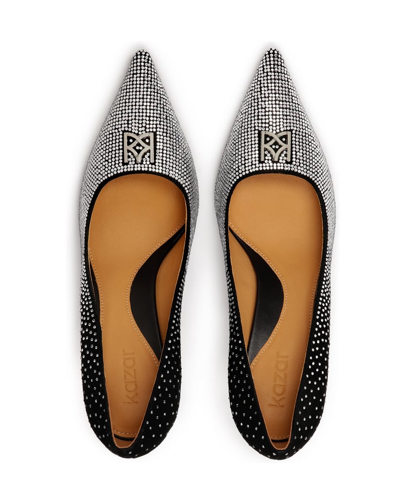 Kazar-Wildlederpumps-mit-silbernen-Kristallen-schwarz