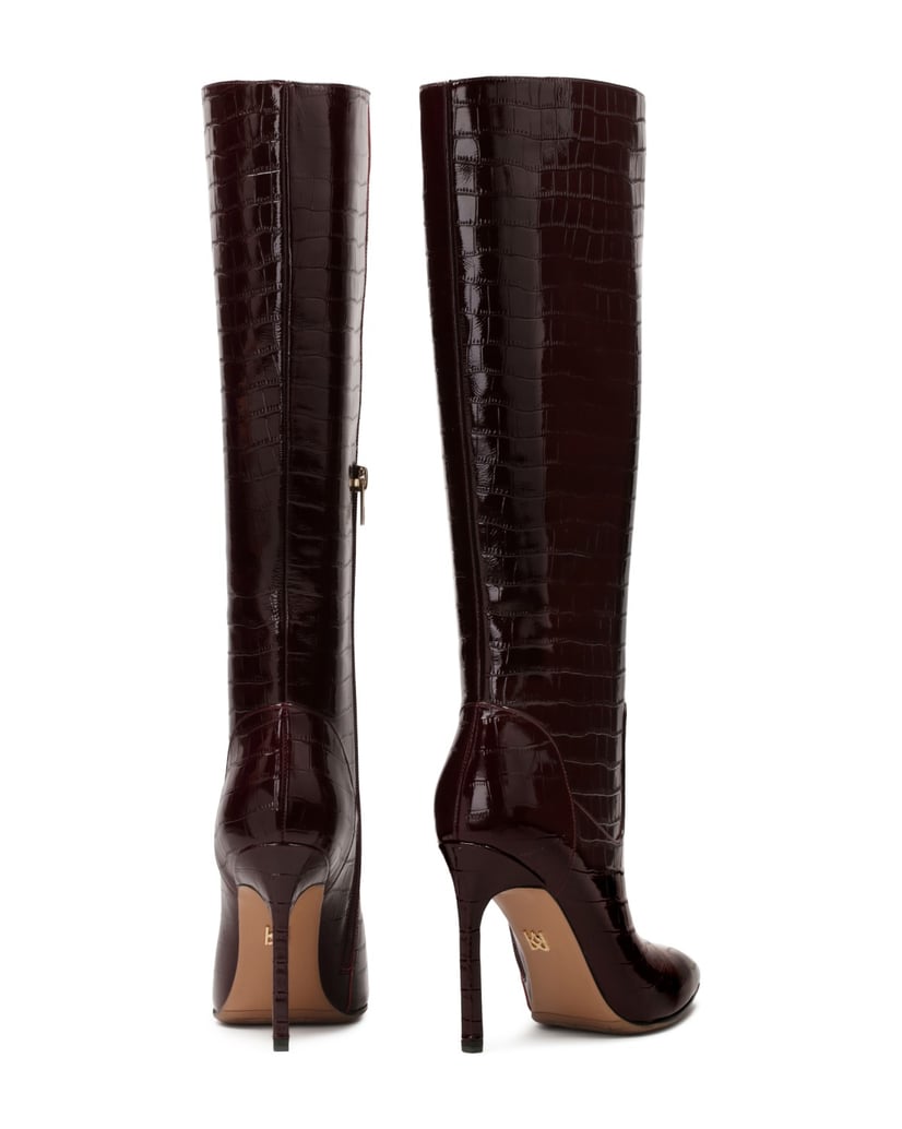 Kazar-Kastanienbraune-geprägte-Lederstiefel-rot