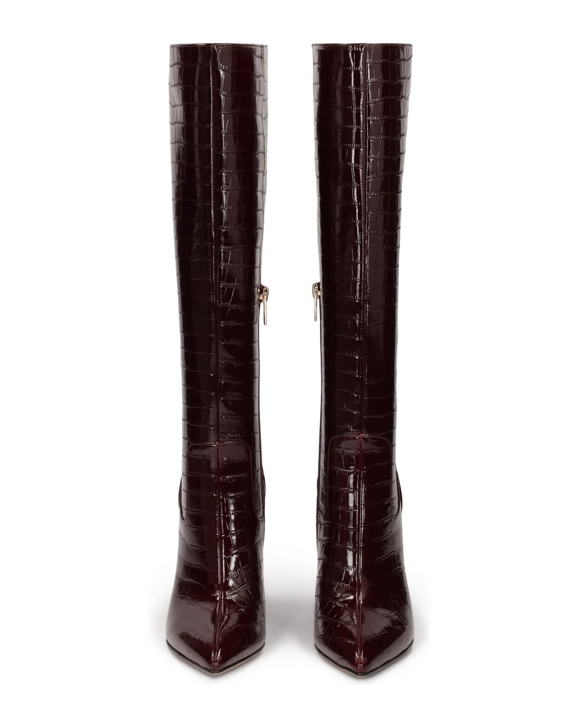 Kazar-Kastanienbraune-geprägte-Lederstiefel-rot