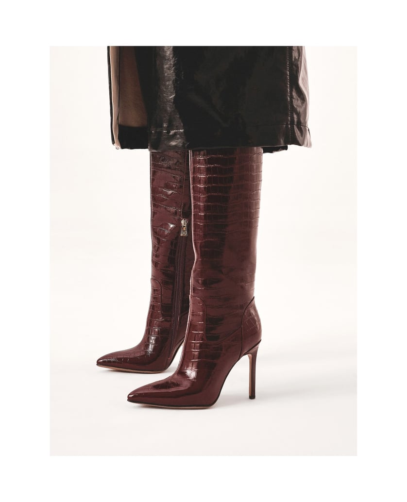 Kazar-Kastanienbraune-geprägte-Lederstiefel-rot