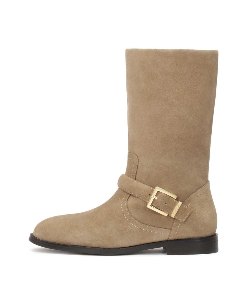 Kazar-Wildlederstiefel-mit-breitem-Schaft-zum-taupe