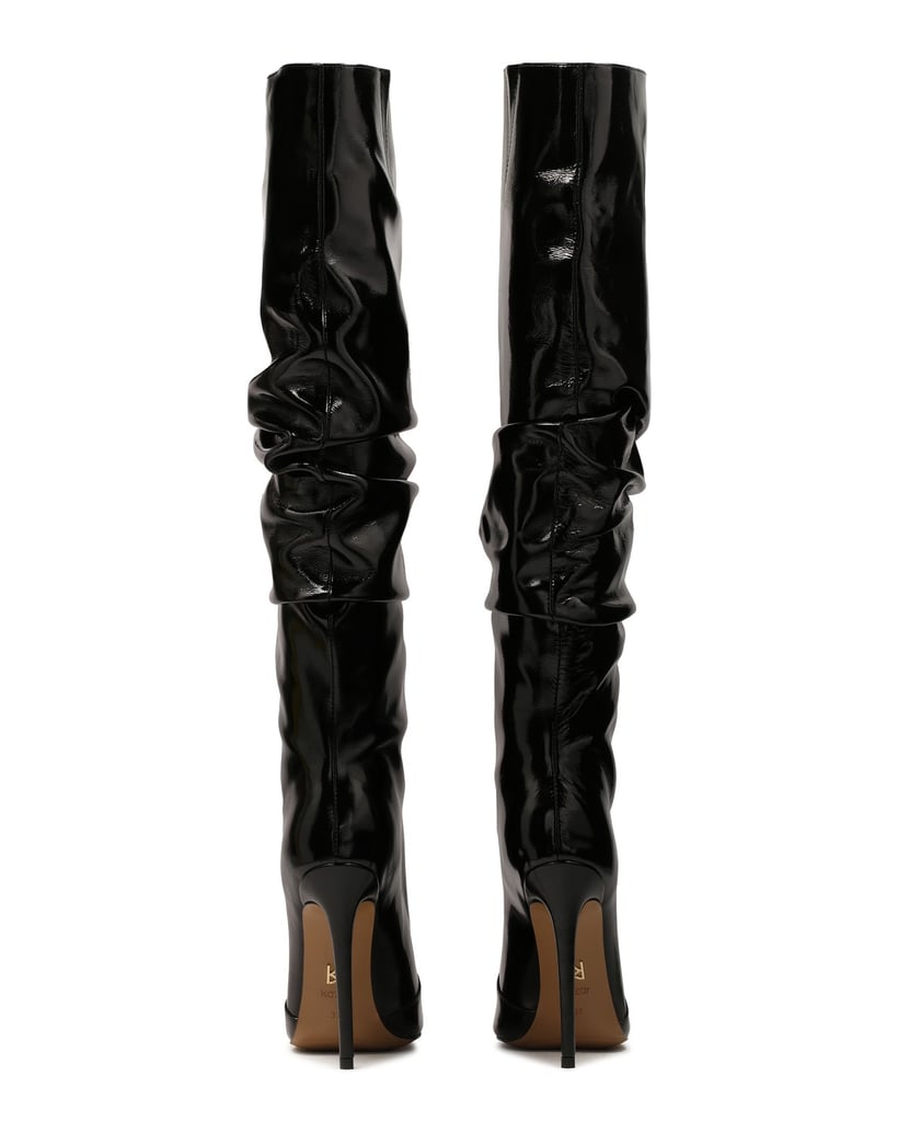 Kazar-Musketiere-mit-knittrigem-Obermaterial-z-schwarz