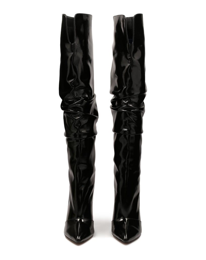 Kazar-Musketiere-mit-knittrigem-Obermaterial-z-schwarz