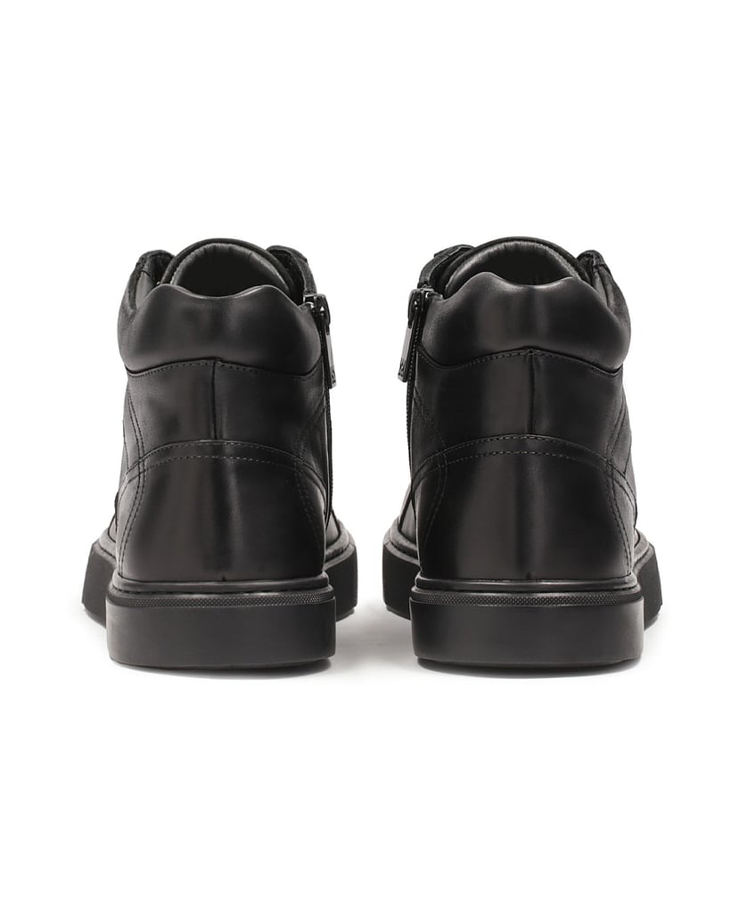 Kazar-Bequeme-schwarze-Herren-Sneaker-mit-hohe-schwarz