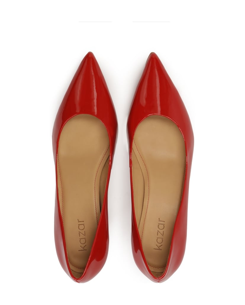 Kazar-Red-patent-leather-pumps-červená
