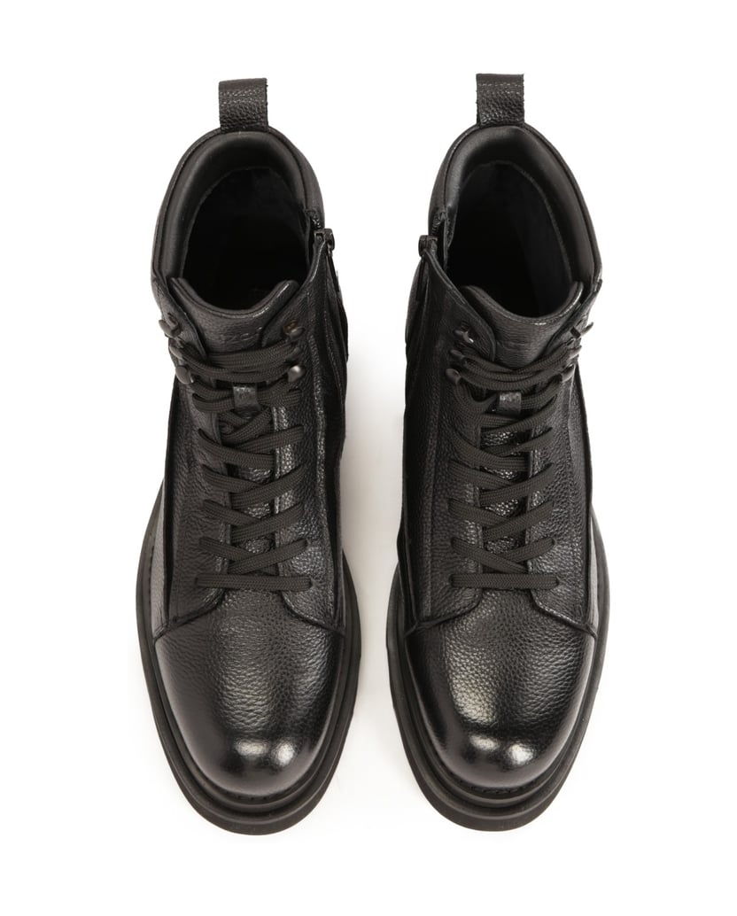 Kazar-Klassische-schwarze-isolierte-Stiefel-schwarz