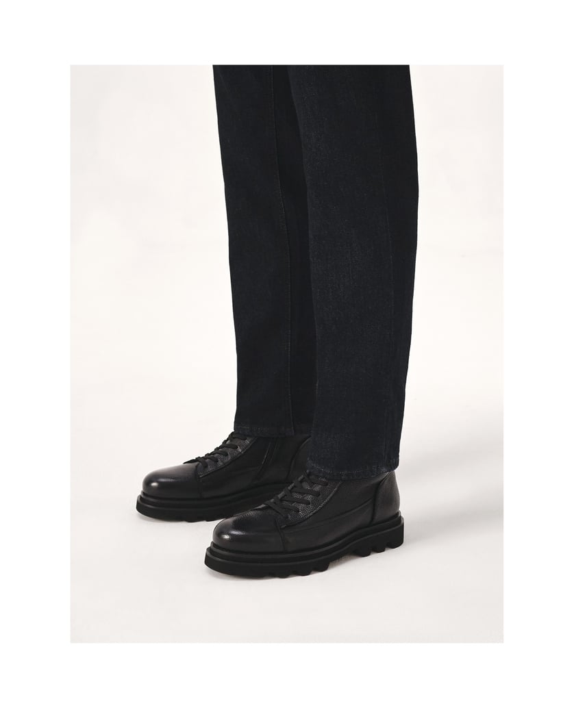 Kazar-Klassische-schwarze-isolierte-Stiefel-schwarz